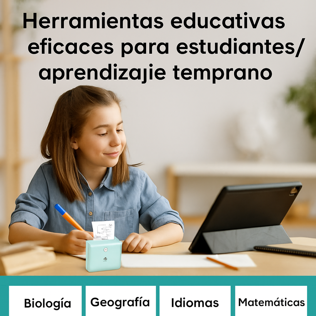 Impresora Portátil Phomemo, Imprime tus Recuerdos e Ideas al Instante